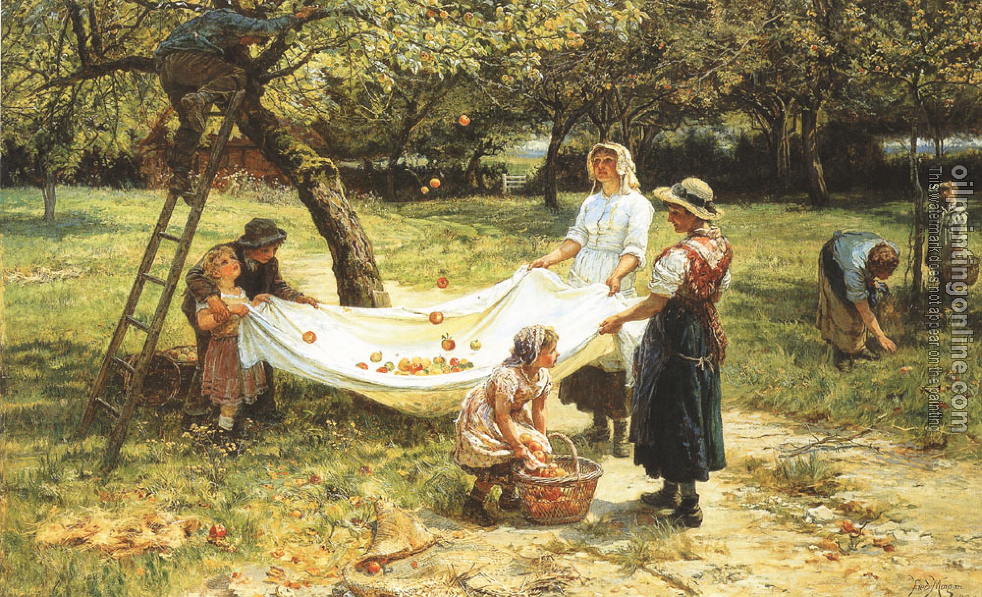 Frederick Morgan - An Apple gathering